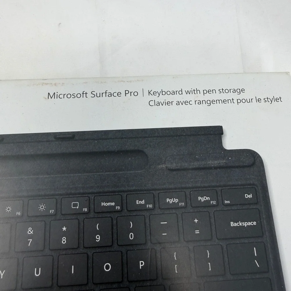 Microsoft Surface Pro Keyboard with Pen Storage Black Alcantara 1864 8XA-00168